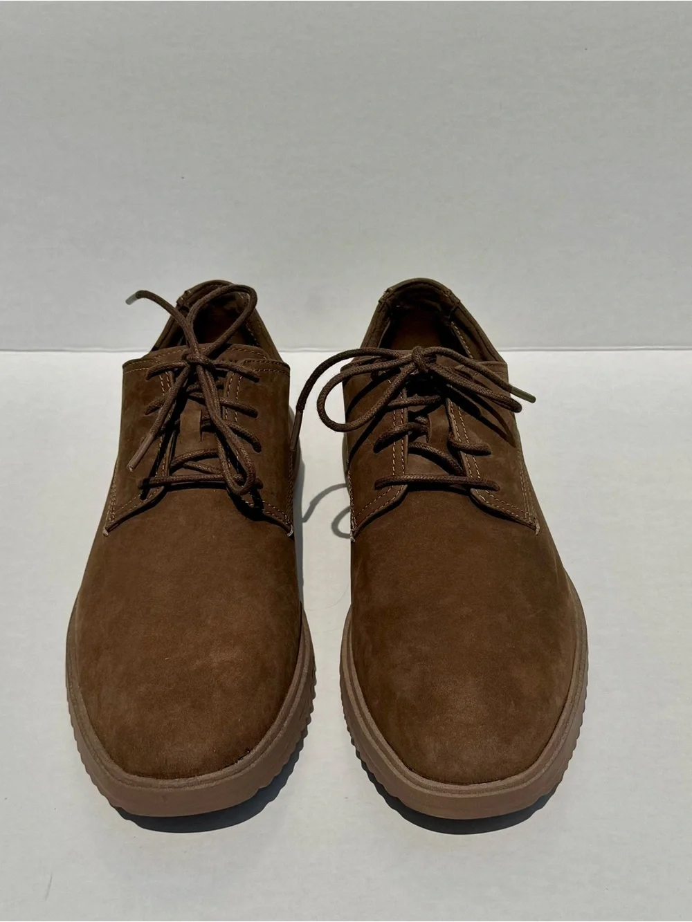 Cole Haan Grand+ Plain Toe Oxford Brown Nubuck Shoes Men’s 10.5 M